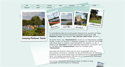Desktop Screenshot of camping-plothener-teiche.de